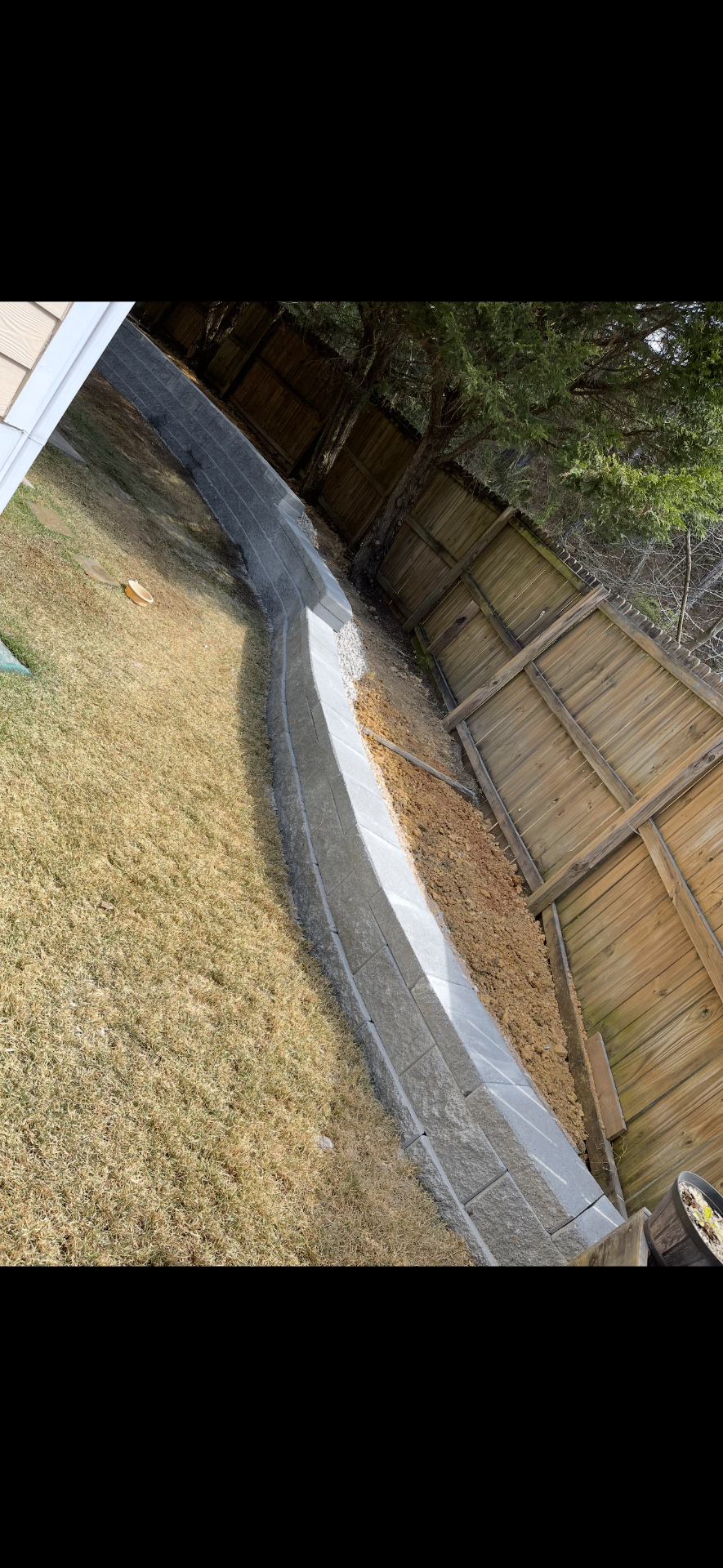 Retaining wall project 5