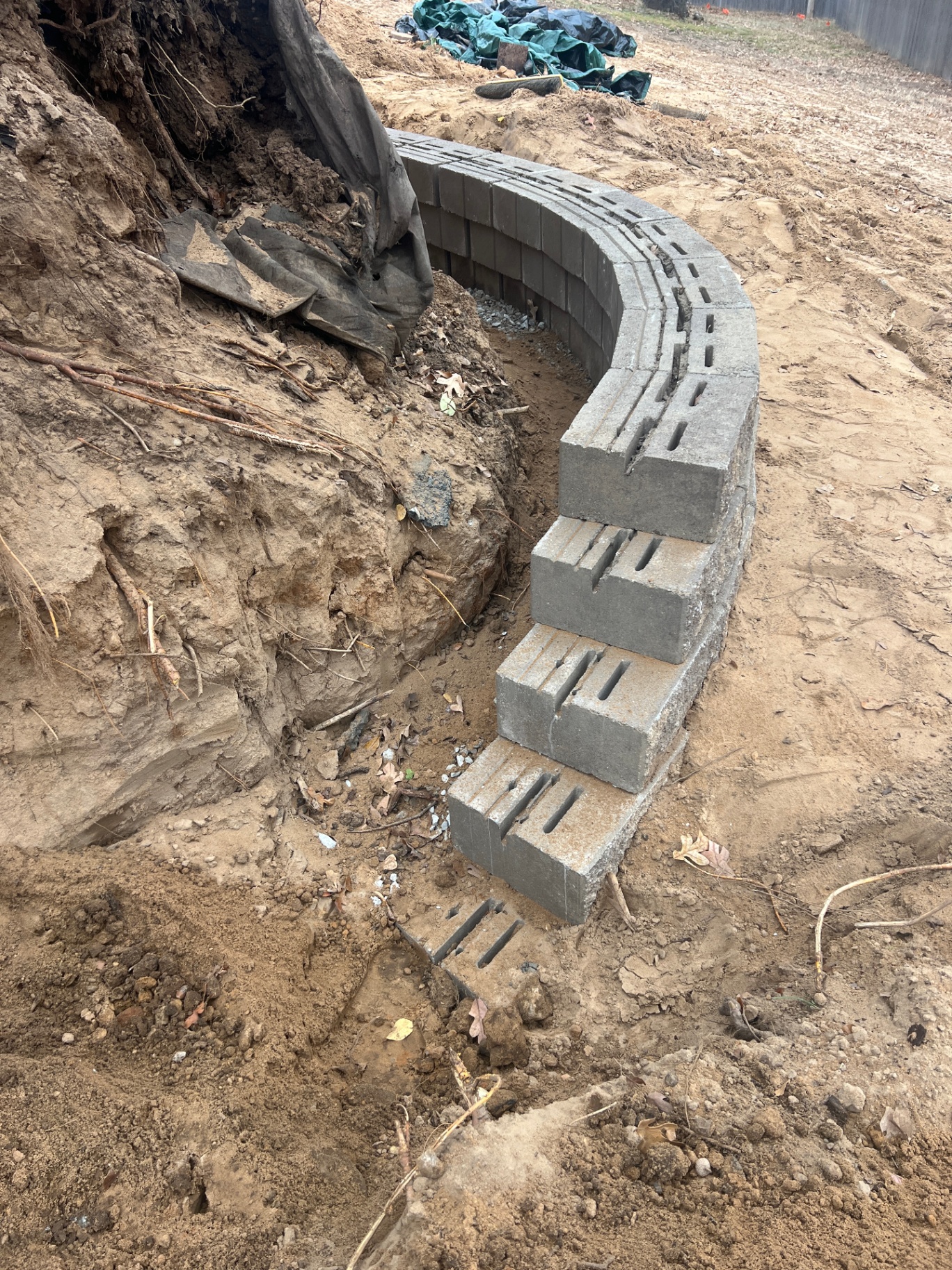 Retaining wall project 3
