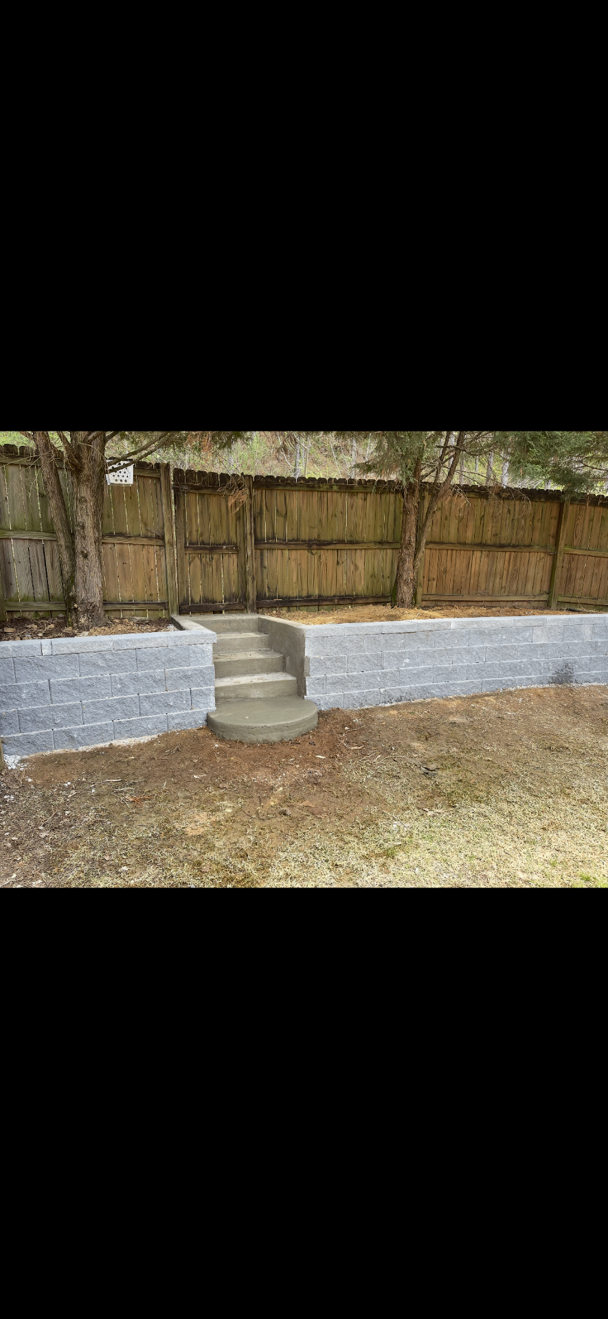 Retaining wall project 4