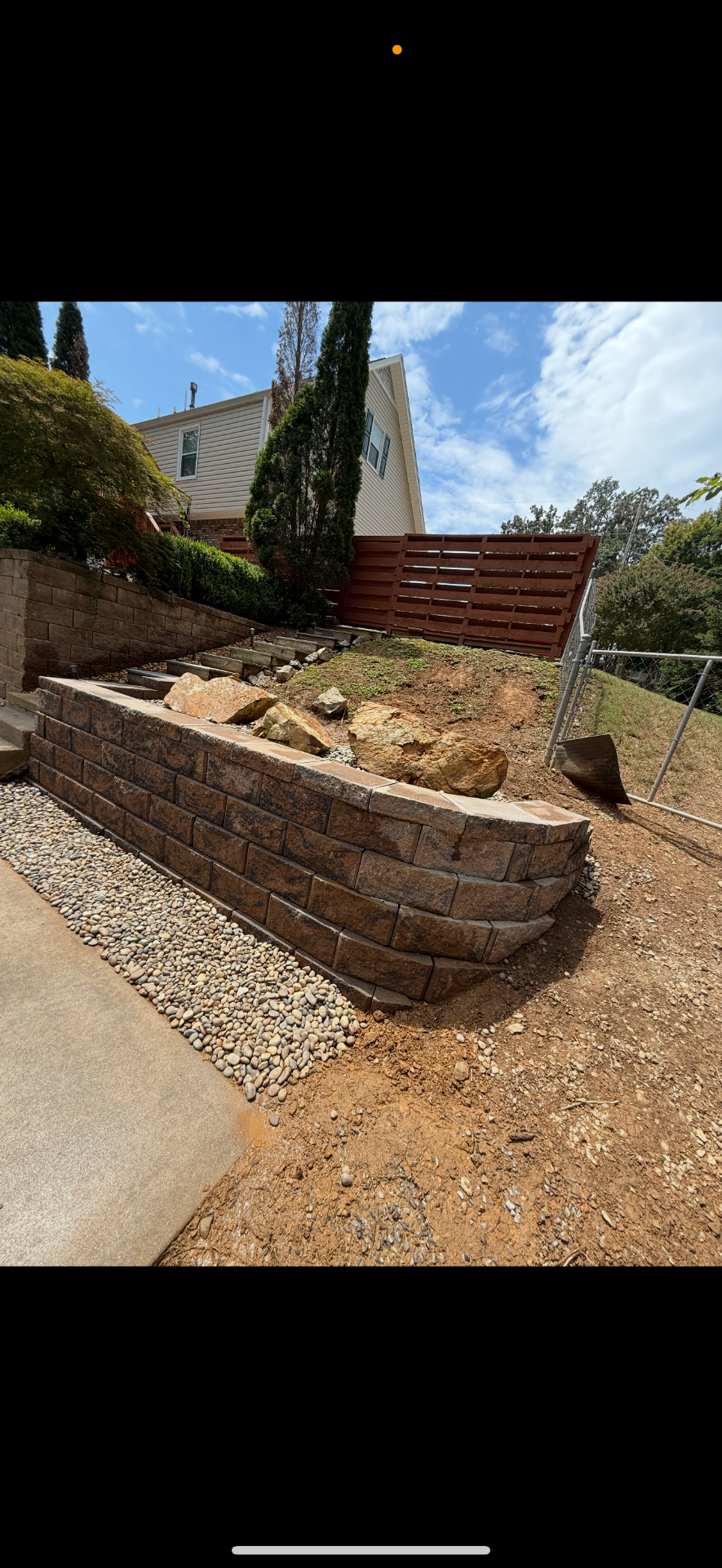 Retaining wall project 2